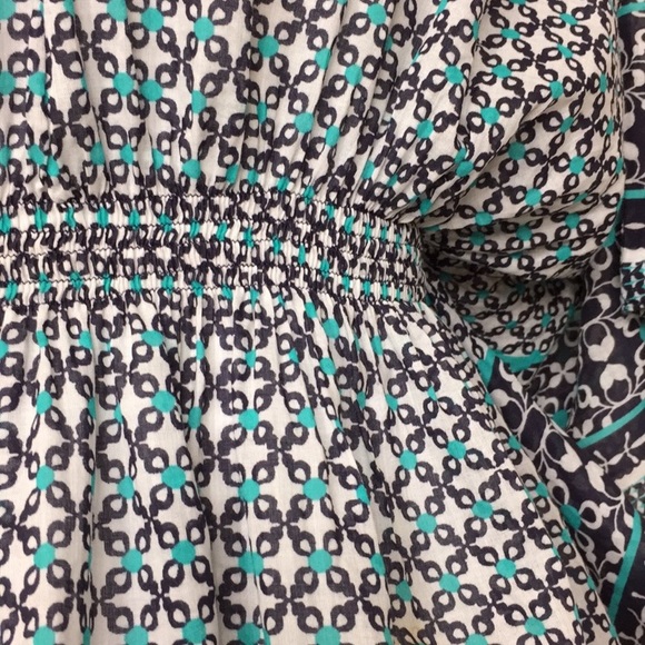 4/$25 Loft Geometric Poncho Bat Wing Blouse K9 - Picture 8 of 8